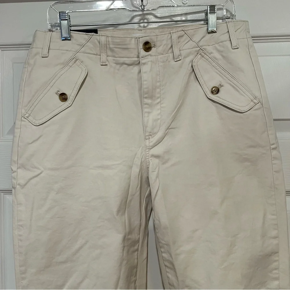 Banana Republic Authentic Chino Girlfriend Pant Cream IT#BR10 - Picture 6 of 15